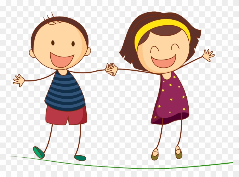 Kartun Anak Laki Laki Dan Perempuan Kartunlucu Kolam - Anak Laki Laki Dan Perempuan #516964