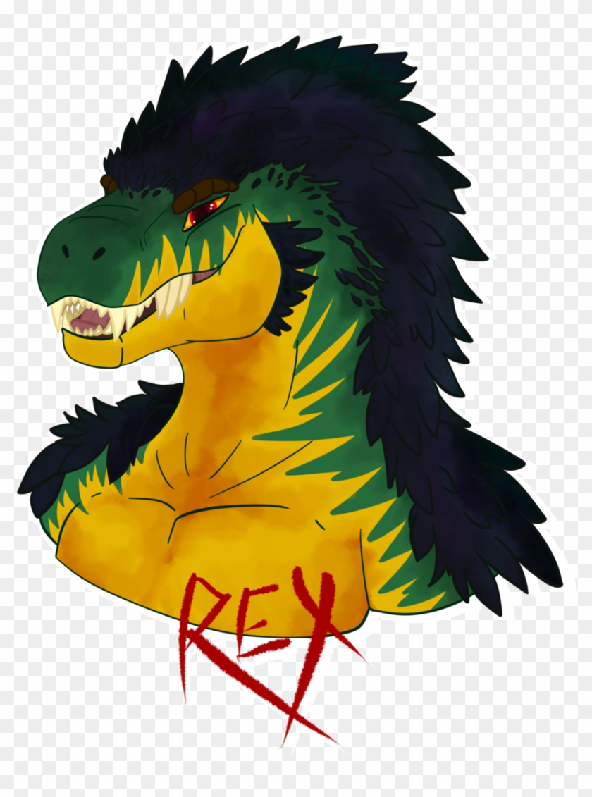Finished Headshot Commission For @tyrannosaurus-rex - Illustration #517006