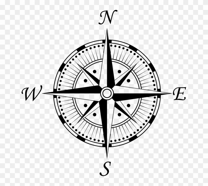 Compass Drawing Clip Art - Gulliver's Travels [book] #517158