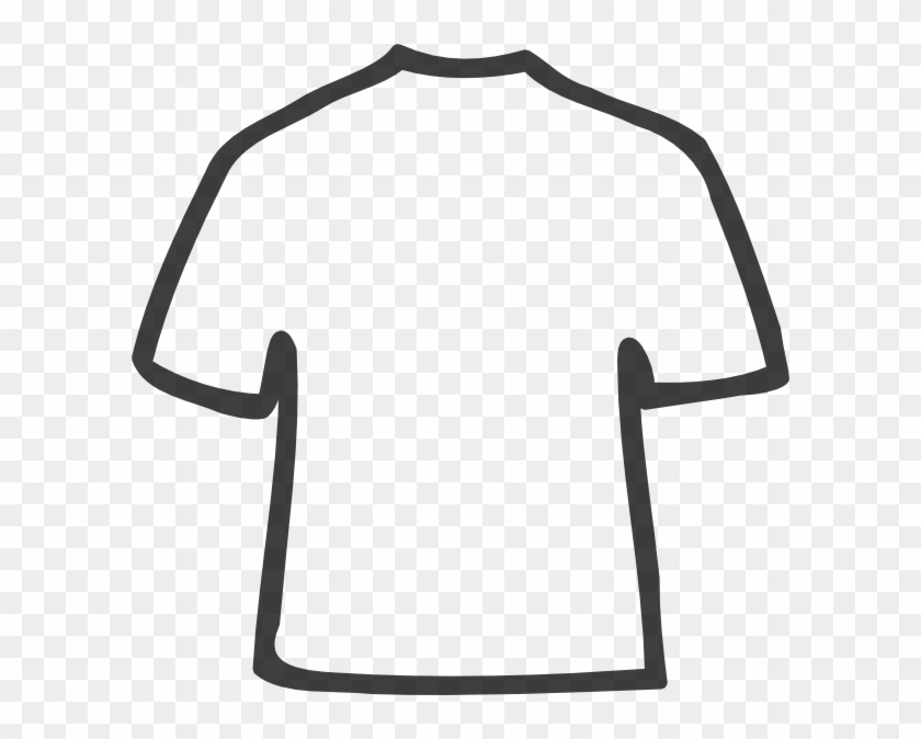 T Shirt Outline Clip Art At Clker - Shirt Black And White #517337