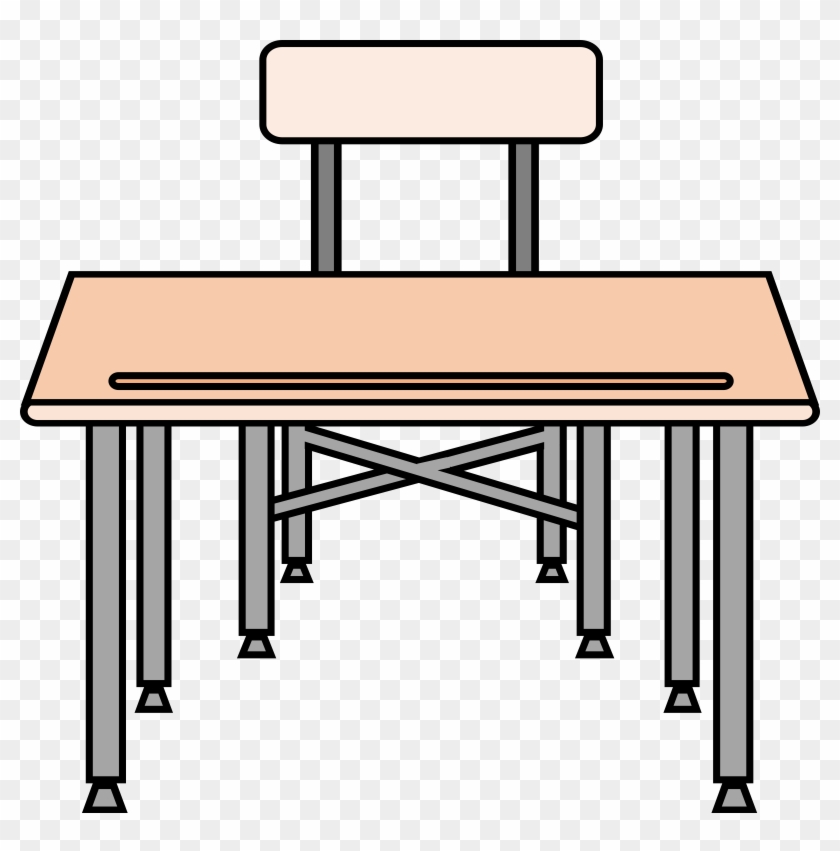 School Desk Clipart - Clip Art #517990