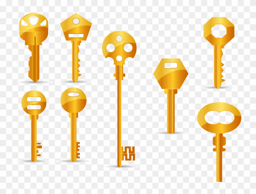 Key Gold Scalable Vector Graphics - Key Gold Scalable Vector Graphics #518012