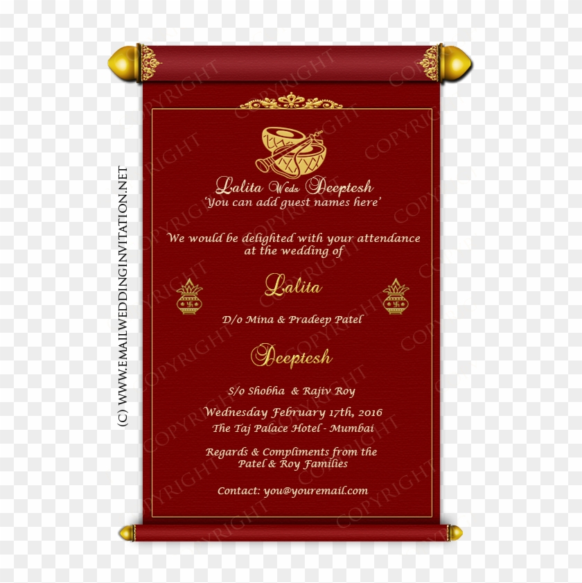 Wedding Invitation Card Design Online Online Wedding - Wedding Invitation Card Maker Online #518079