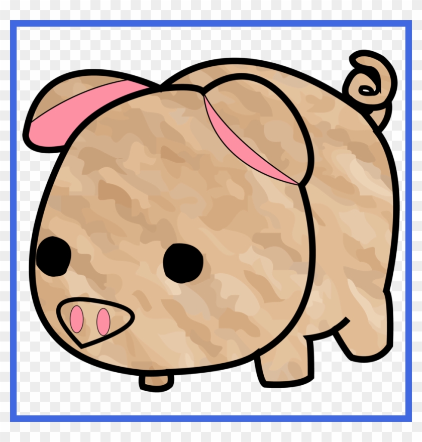 Shocking Chibi Pig Vector By Mini Deus On Pics For - Portable Network Graphics #518466