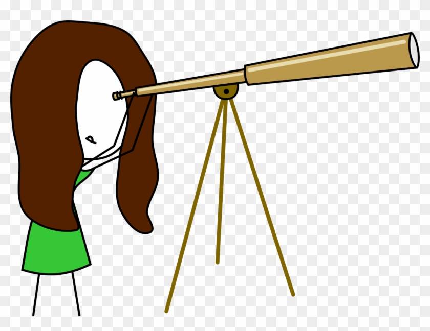 Monica Telescope - Cartoon #519974