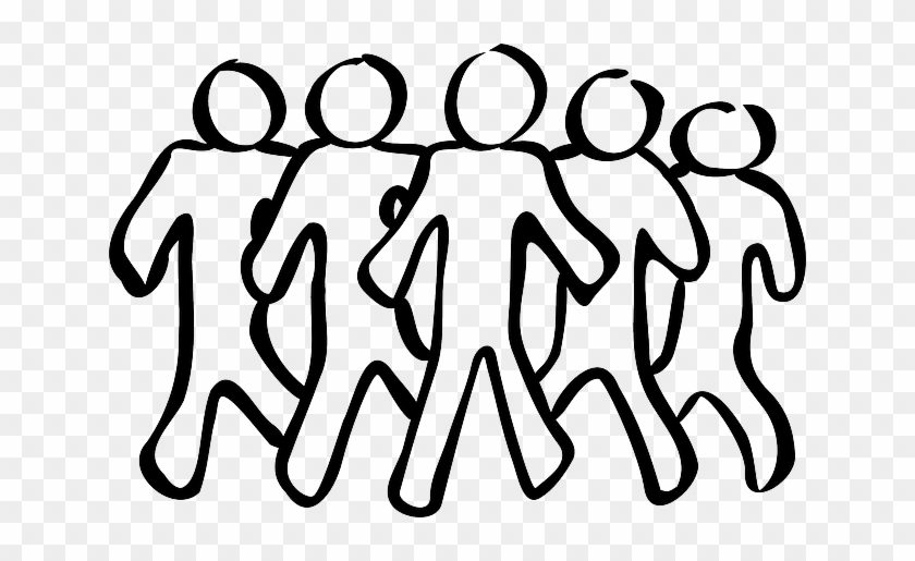 Sketch, People, Team, Free, Meeting, Sports - Team Clip Art #520488