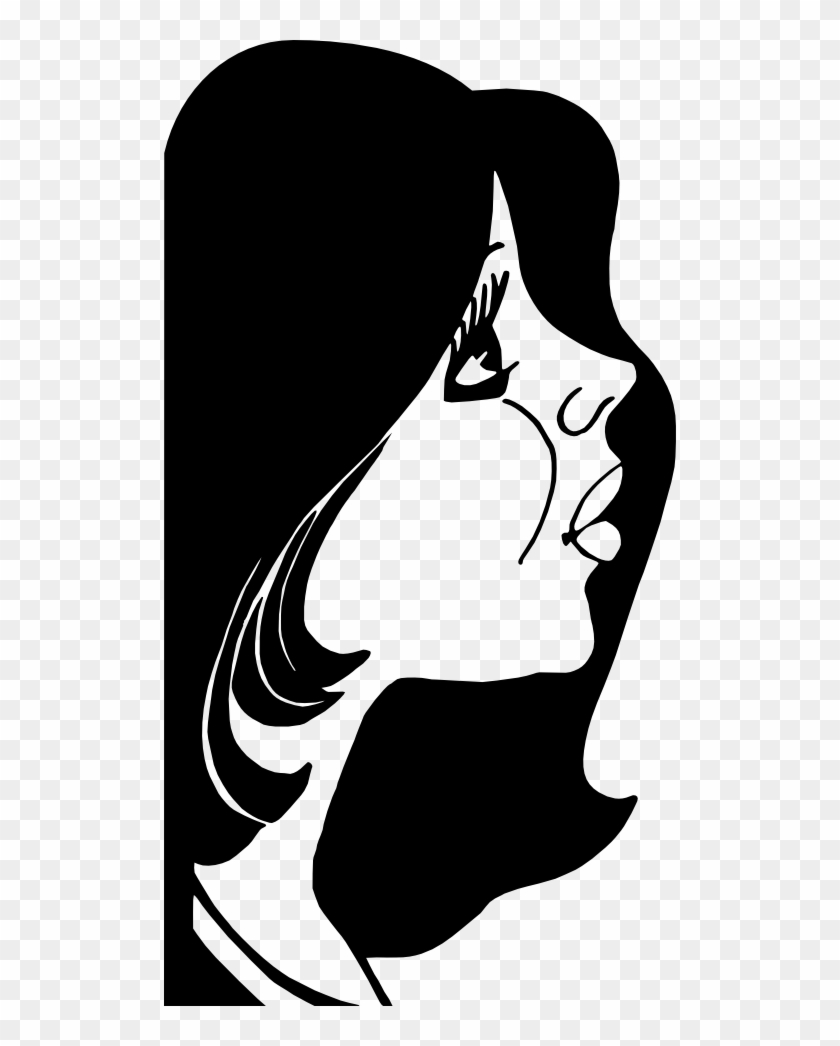 Girl Profile - Cool Side Profile Cartoon #520562