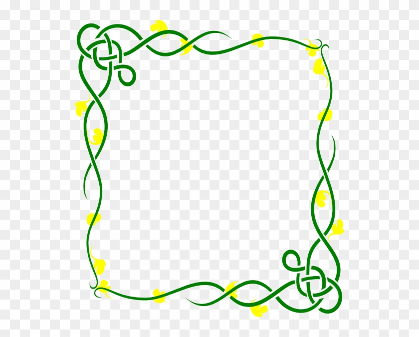 Blank Menu Clipart - Floral Borders In Png #521140