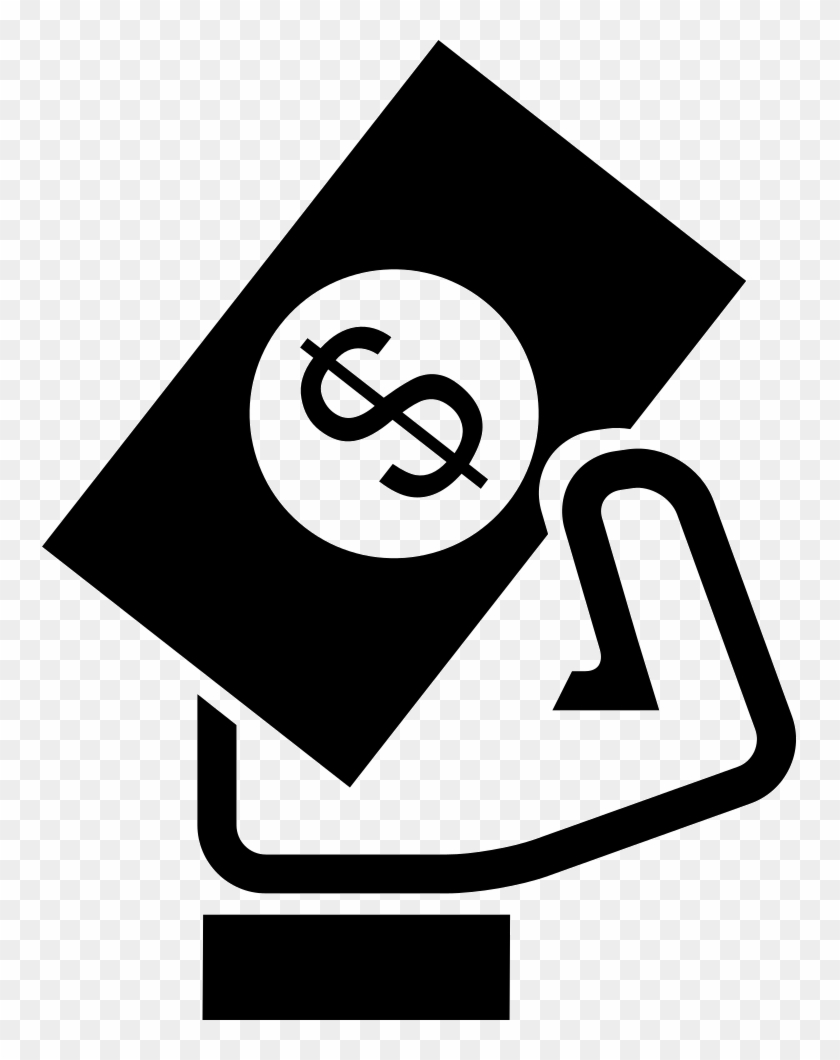 Dollar Bill And Hand Comments - Forma De Pago Icono Png #521649