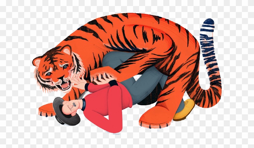 Tipus Tiger Cartoon Illustration - Tipus Tiger Cartoon Illustration #522059