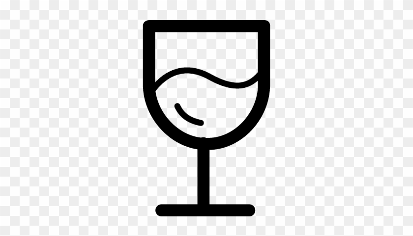 Glass Of Water Outline Vector - Glass Of Water Logo #522177