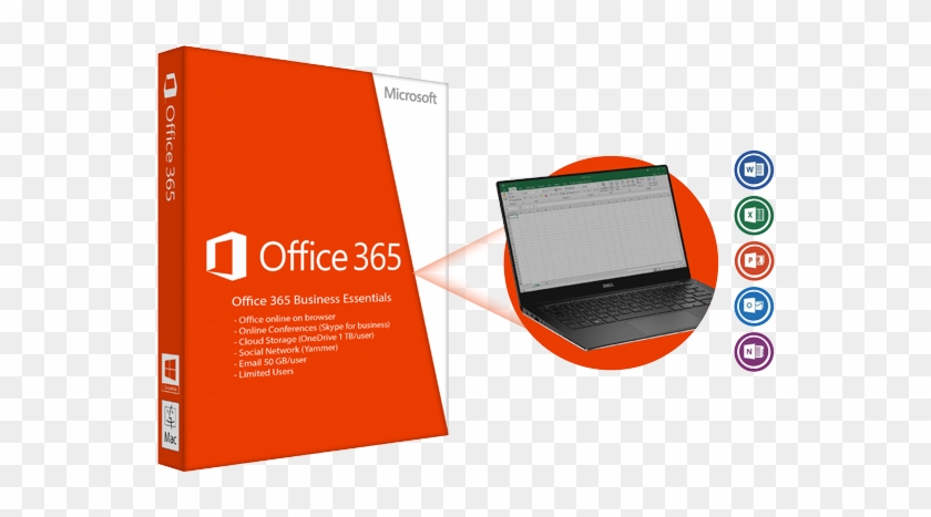 Office 365 Business Essentials - Microsoft Office 365 Personal - 1 Devices/1 Tablet/1 #522459