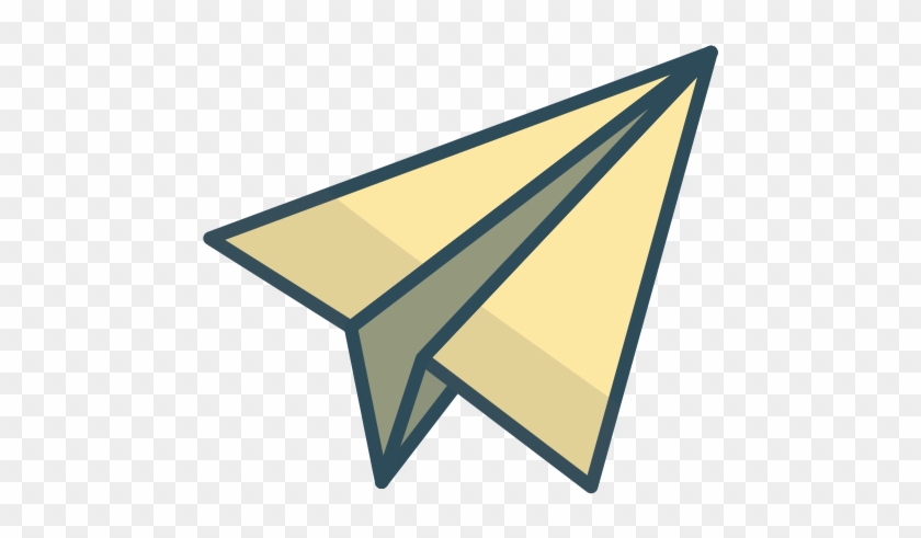 บนเครื่องบิน, กระดาษ ไอคอน - Send Icon #522511