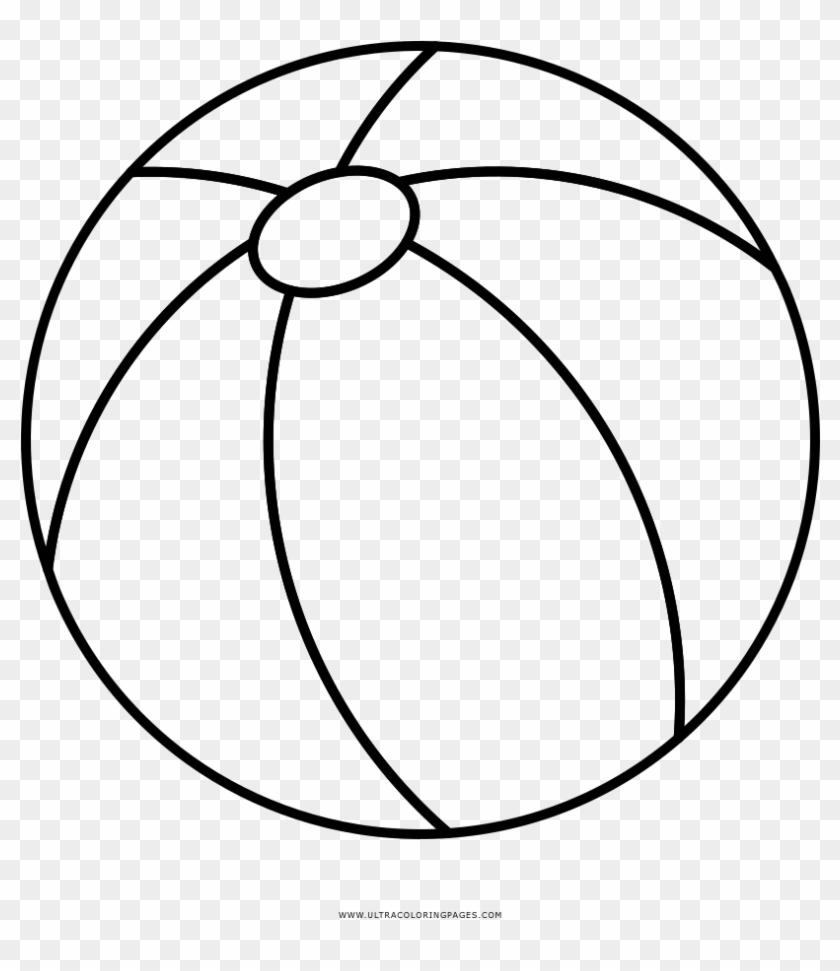 Ball Coloring Page - Desenho Para Colorir Bola #522760