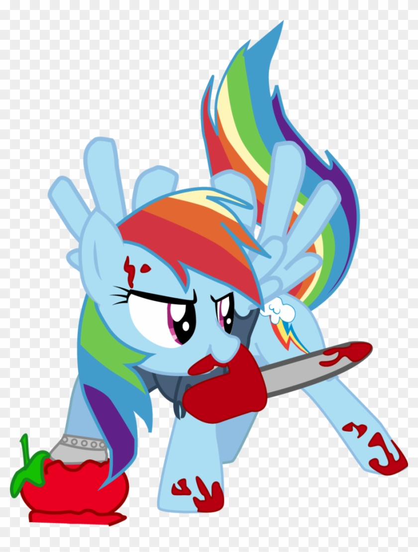 Rainbow Ash In 'evil Red Tomatoes' By Karson-rotek - Rainbow Dash Evil Demons #523737