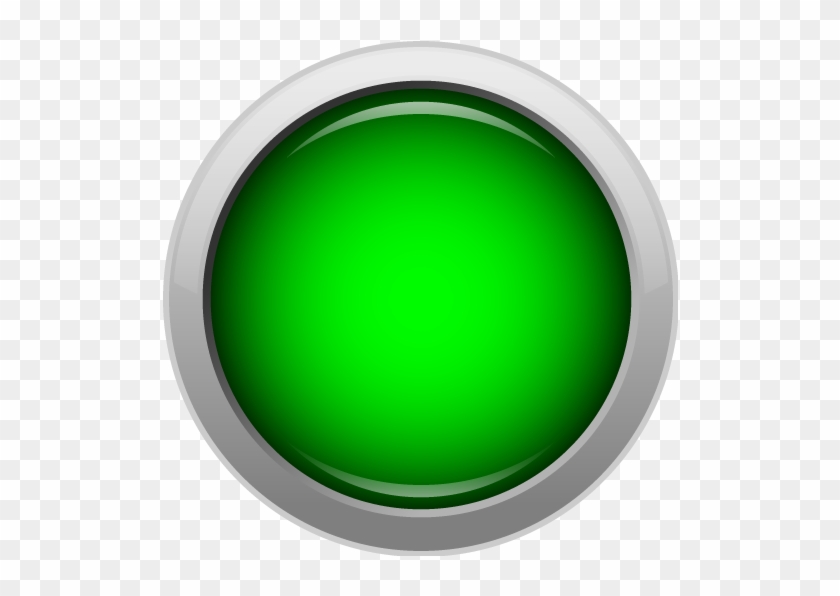 Green Button Icon Png #524546