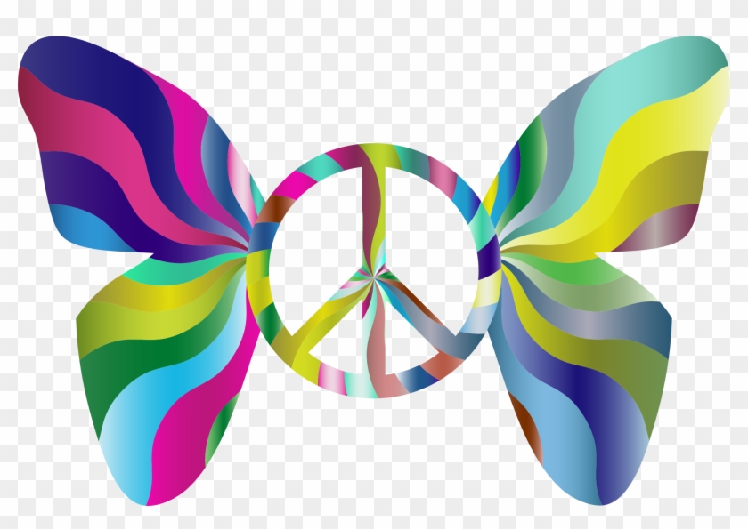 Peace Sign Clipart Groovy - Clip Art #524681