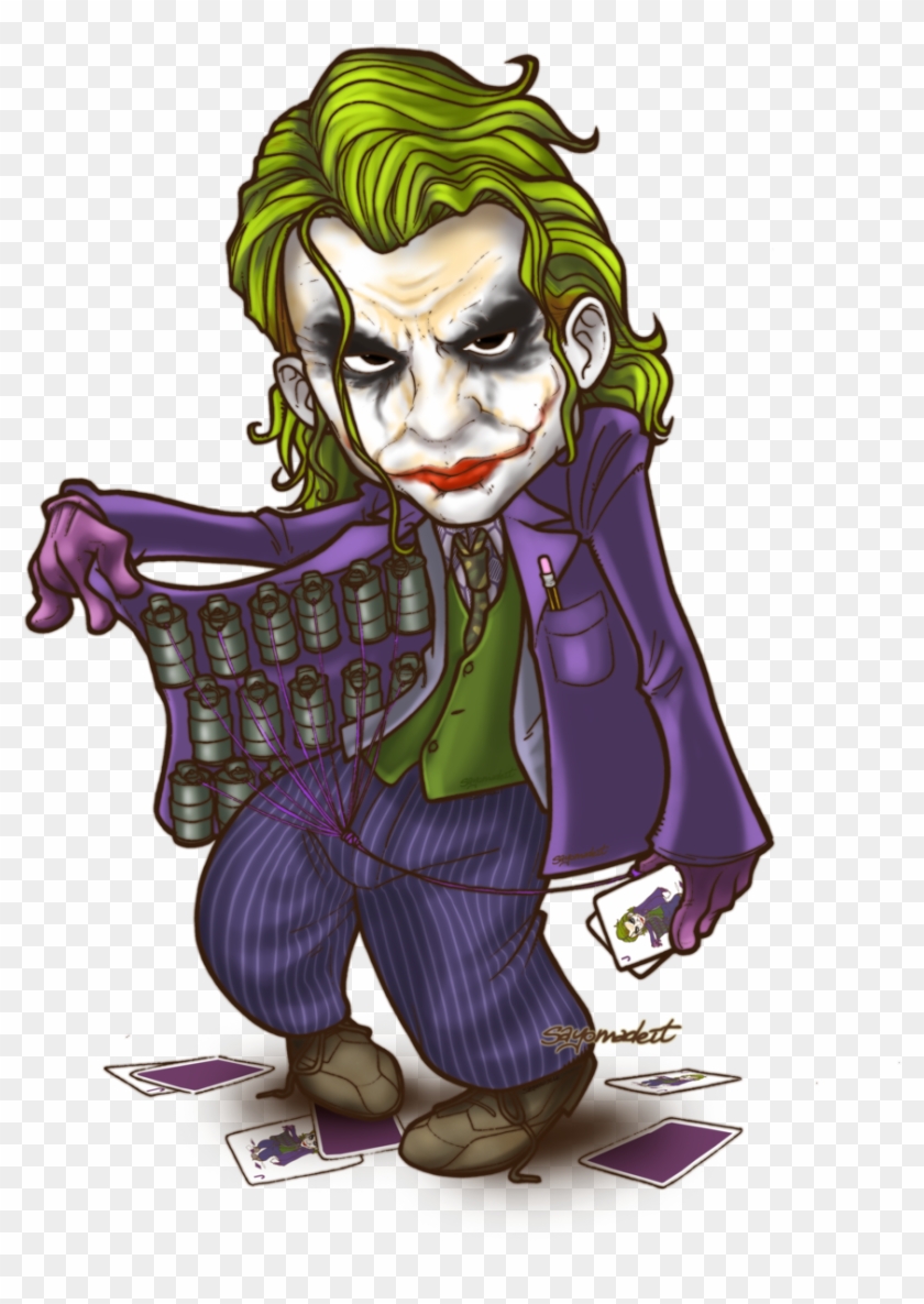 Joker By Sayomadeit - Joker Chibi Png #527016