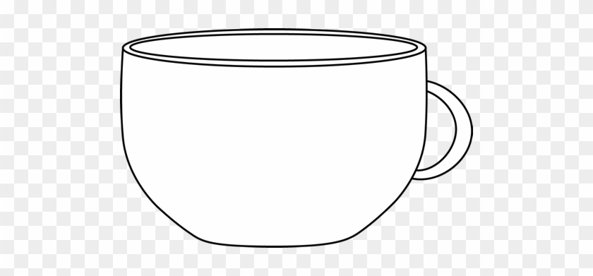 Black And White Cup - Cup Clipart Black And White #528045
