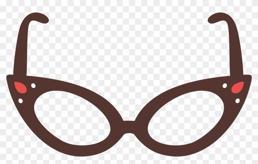 Big Image - Cat Eye Glasses Clipart #528107