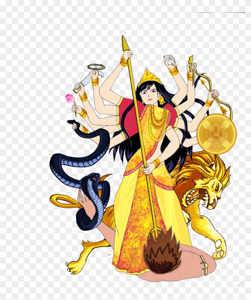 Free Maa Durga Clipart Pictures Image - Maa Durga Logo Hd #528554