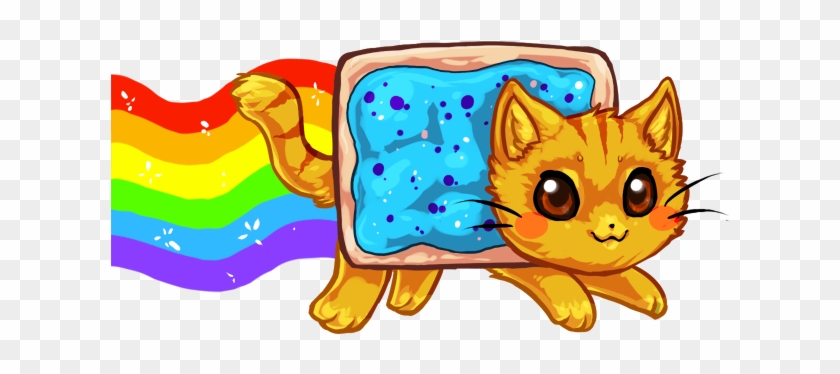 Blueberry Nyan Cat By Bricu - Nyan Cat Png #528710