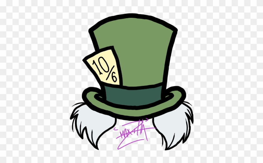 Mad Hatter Tatter By Stormsketch - Alice In Wonderland Png Hat #529455