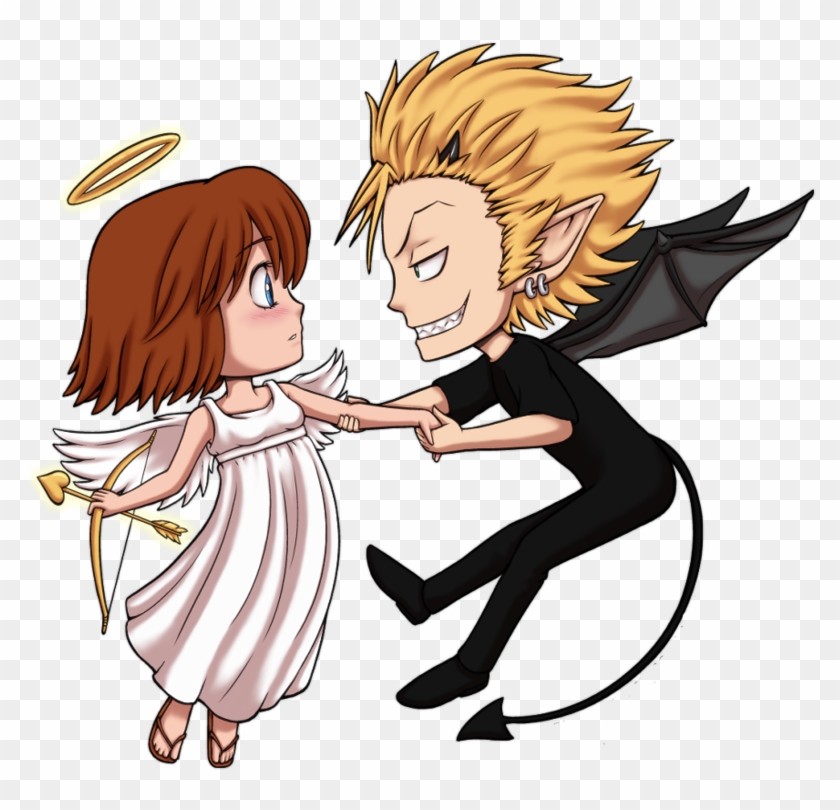 Angel And Demon - Cartoon #529970