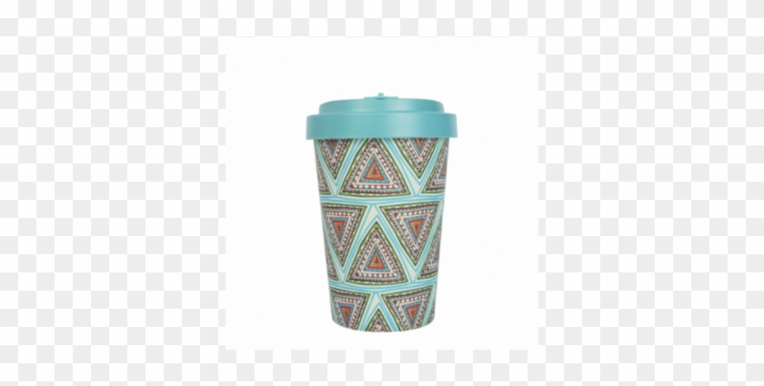 Pahar Bambus Aztec Blue Turquoise Blue 400 Ml - Blue #531767