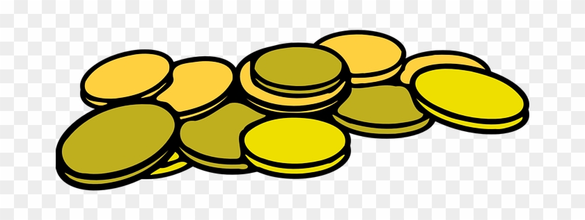 Deposit Coins Money Stack Cash Credit Curr - Gold Coins Clip Art #532243