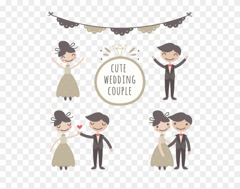 Wedding Couple Marriage Drawing Bridegroom - Wedding #532252