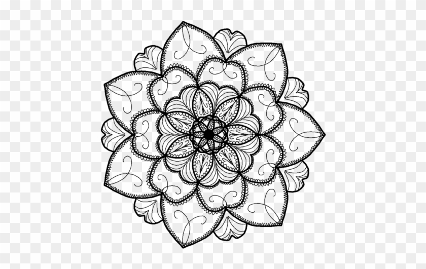 Symmetrical Drawing By Soppeldunk - Line Art #532326