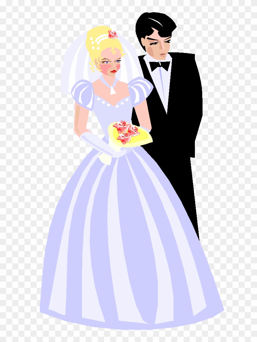 Adult Bridegroom Woman Clip Art - Clip Art Bride And Groom #532801