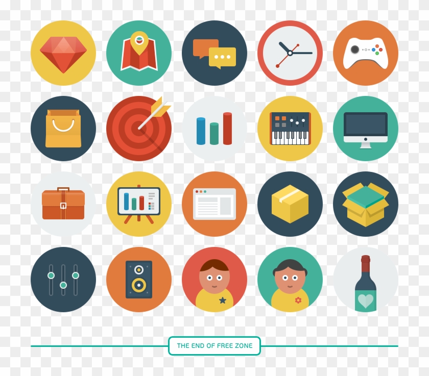 Best Free Icon Sets - Плоские Иконки #532825