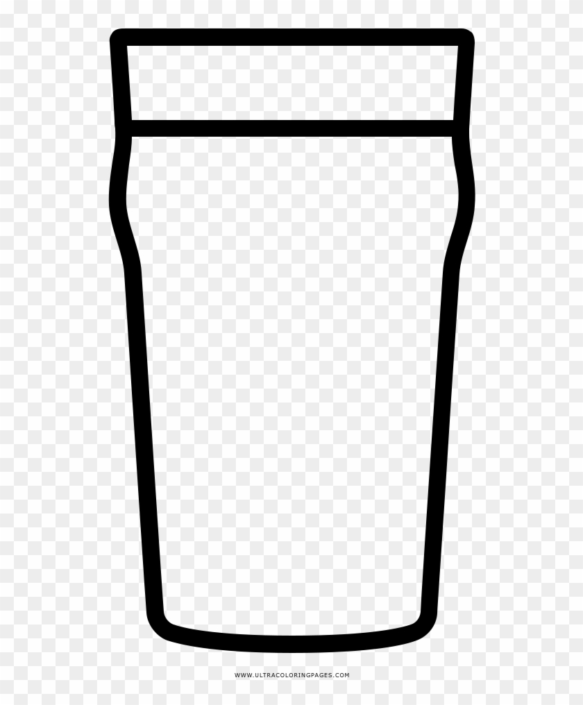 Pint Glass Coloring Page - Pint Glass Coloring Page #532898