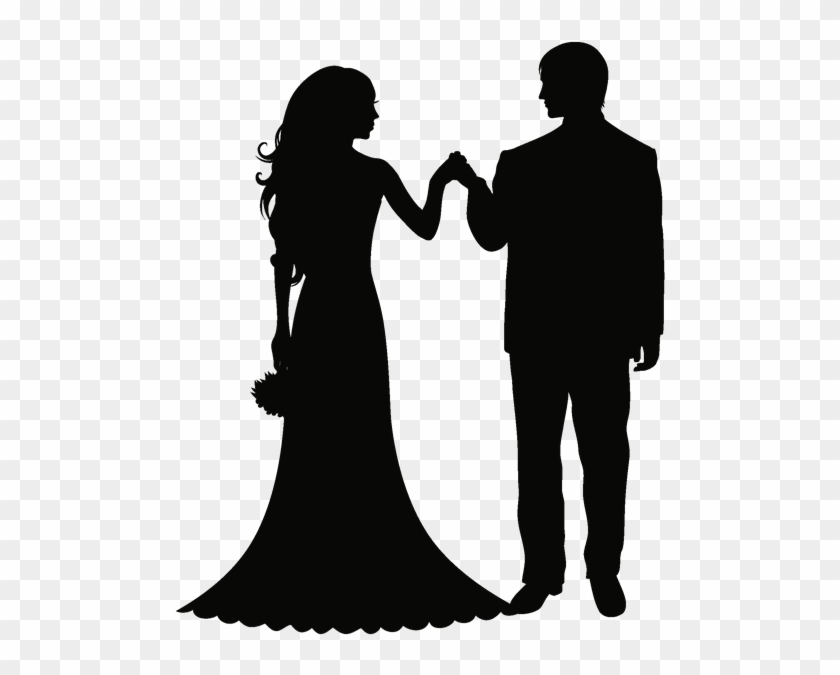 Resultado De Imagen De Novios Png Png Pinterest - Bride And Groom Silhouette #533040