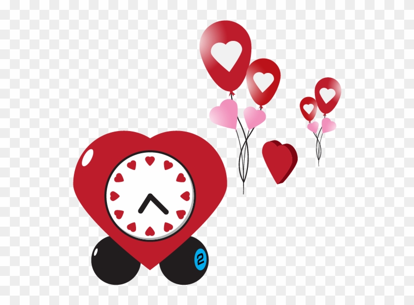 Valentines Day Heart Clip Art - Karte Liebe-sie Herz-uhrvalentines Tages #533048