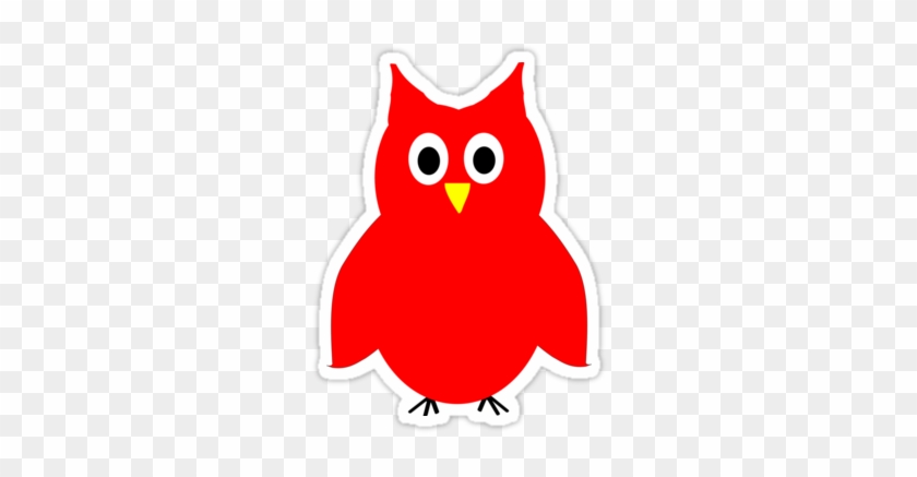 Clipart Of A Red And Orange Owl Royalty Free Vector - Clip Art #533750