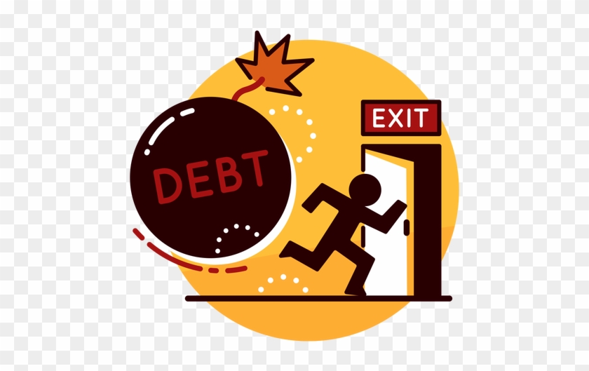 Debt Runaway Icon Transparent Png - Debt #533928