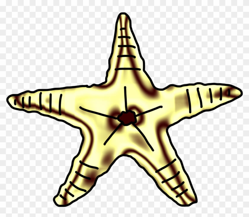 Starfish Drawing Clip Art - Starfish Drawing Clip Art #534149