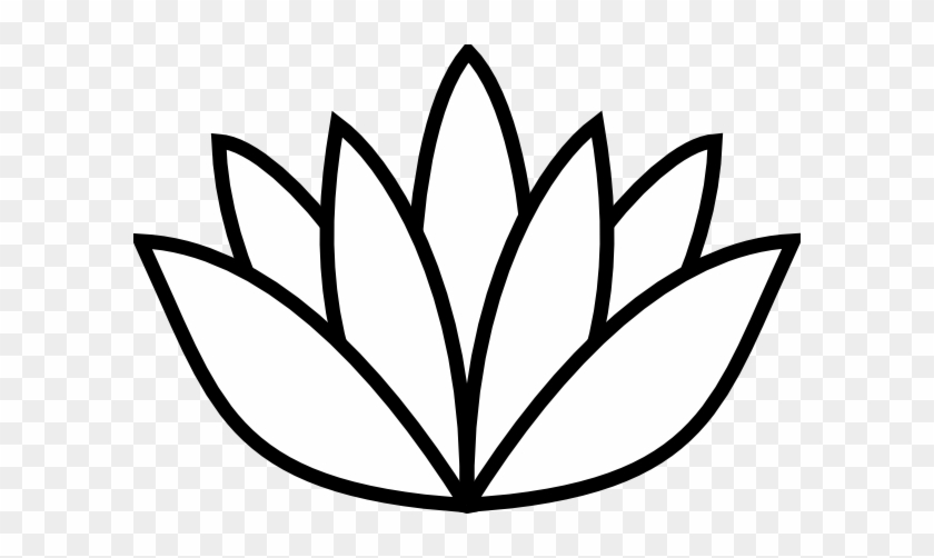 Lotus Flower Line Drawing #534124