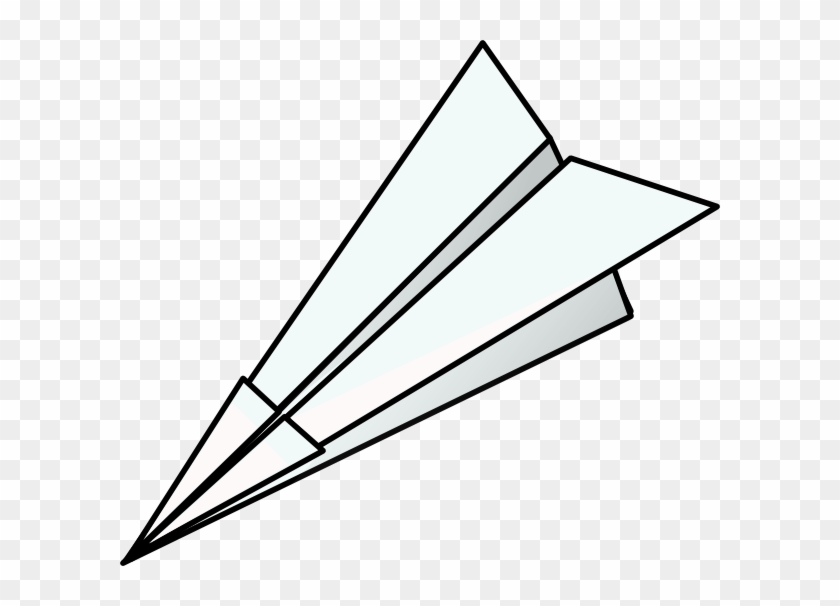 Toy Paper Plane Clip Art At Clker - Paper Airplane No Background #534216