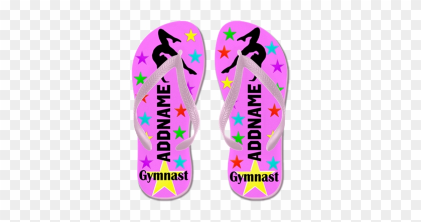 Gymnast Winner Flip Flops - Create Your Own Personalized Gymnast Winner Flip Flops #534600
