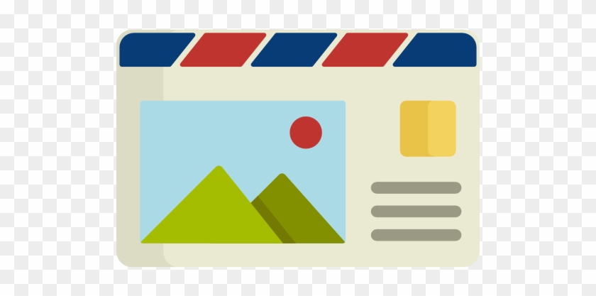 Postcard Free Icon - Postcard Free Icon #535362