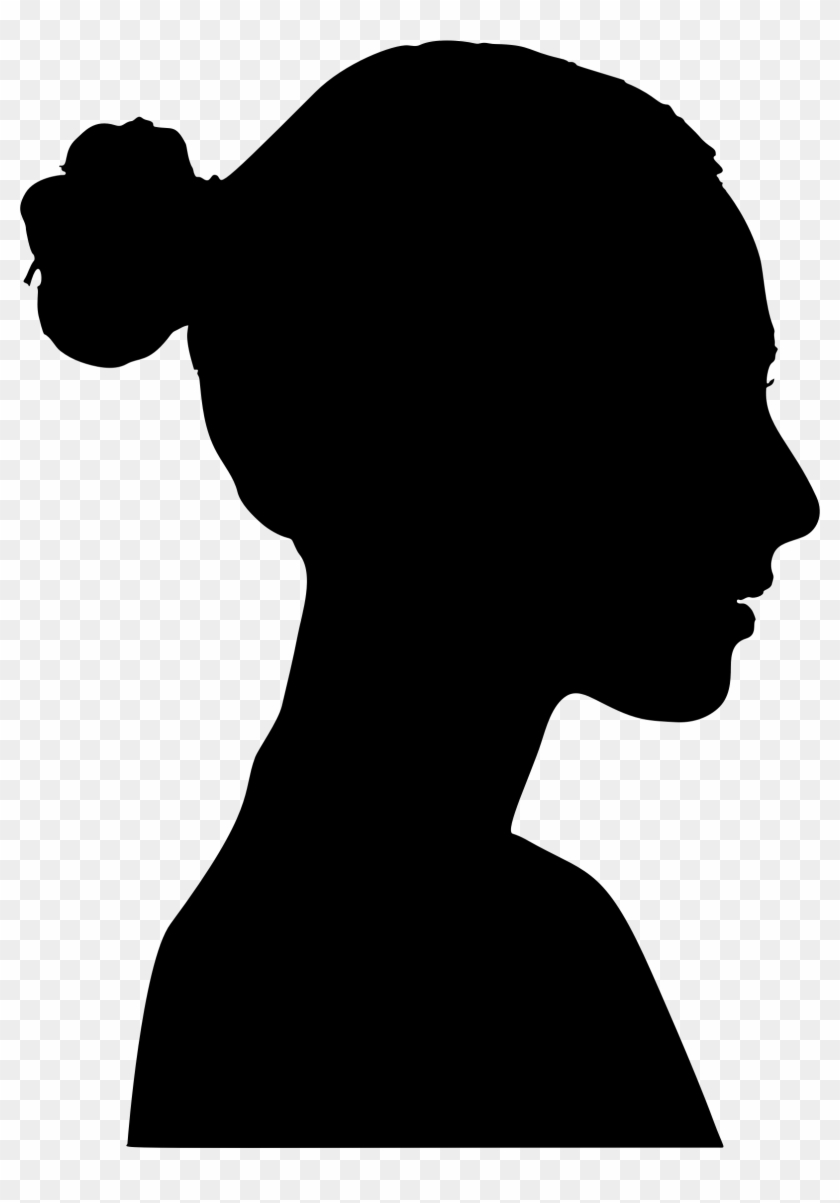 Big Image - Female Profile Silhouette #535547