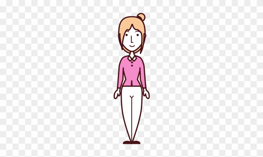 Cartoon Businesswoman Icon - Cartoon #536333