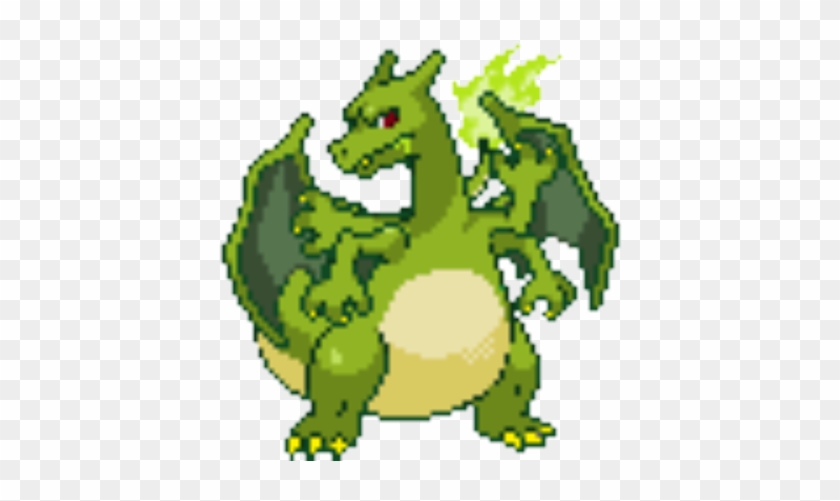 Martian Charizard - Pokemon Charizard Pixel Art #536600