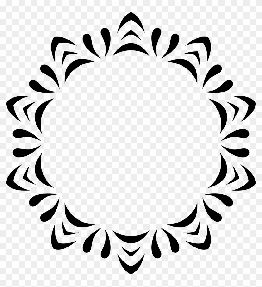 Circle Border Black And White - Portable Network Graphics #536777