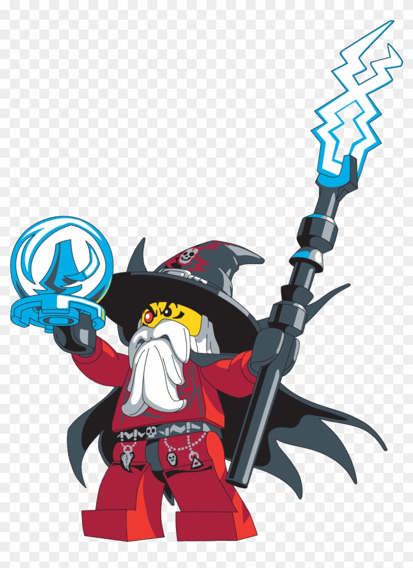 Evil Wizard - Lego The Adventures Of Clutch Powers Mallock #537325