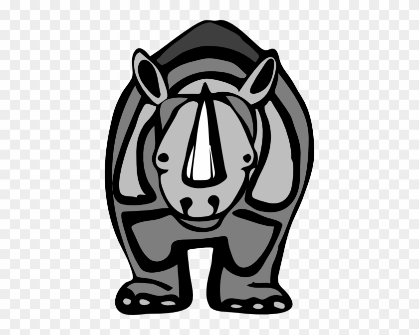 Cartoon Rhinoceros - Cartoon Rhinoceros #537497